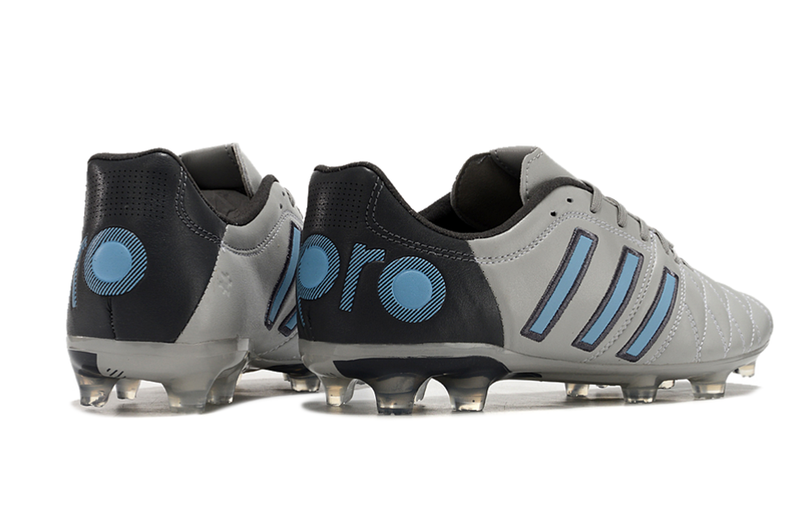 Chuteira Campo Adidas AdiPure 11 Pro FG Branca e Azul