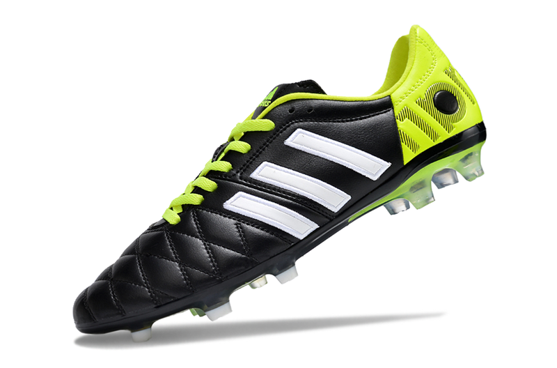 Chuteira Campo Adidas AdiPure 11 Pro FG Branca e Azul