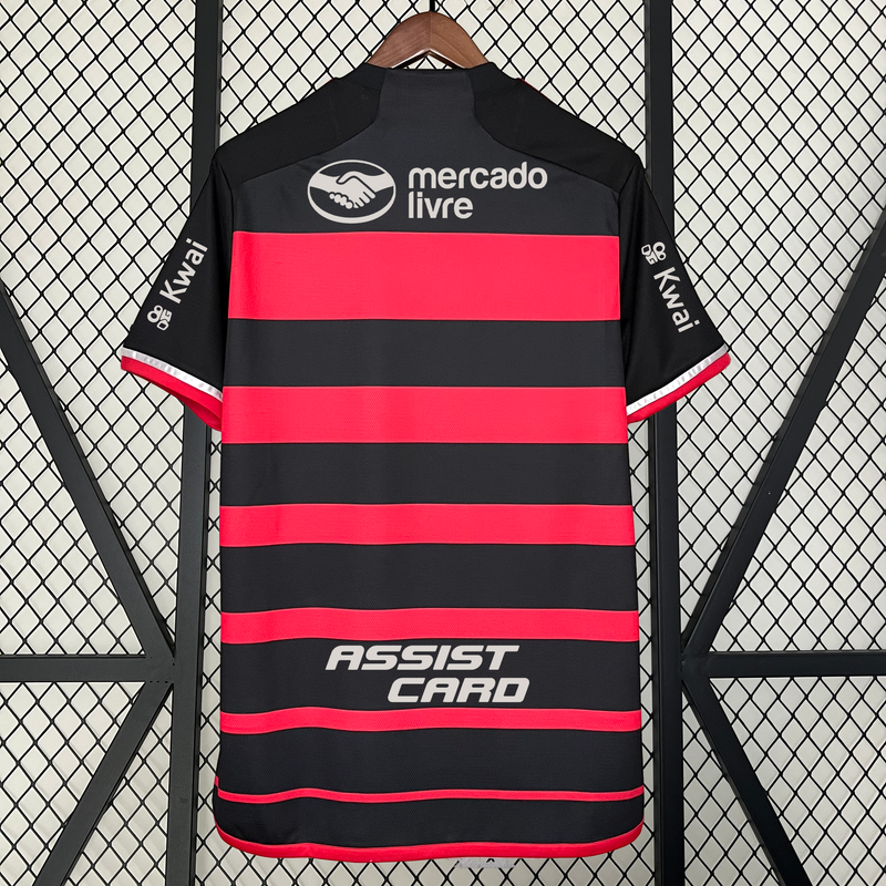 CAMISA FLAMENGO 24/25 COMPLETA COM PATROCINADORES