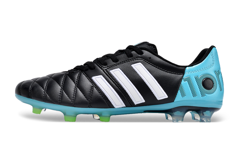 Chuteira Campo Adidas AdiPure 11 Pro FG Branca e Azul