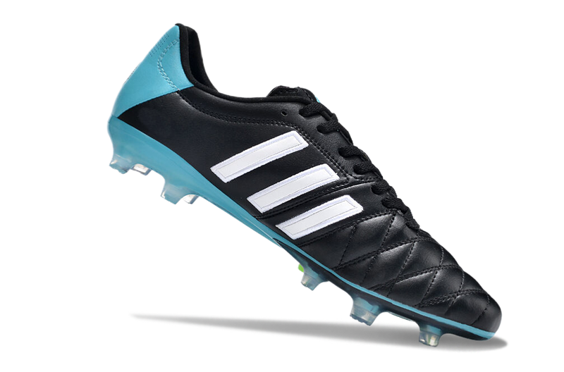 Chuteira Campo Adidas AdiPure 11 Pro FG Branca e Azul