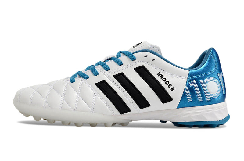 Society Adidas AdiPure 11 Pro FG Branca e Azul " Toni Kroos "